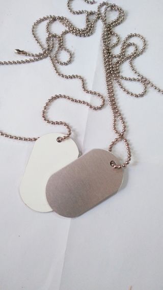 2 Medaglie Sublimazione - Bianche