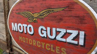 Cartel Moto Guzzi vintage