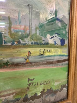 Cuadro oleo de Josep Truco