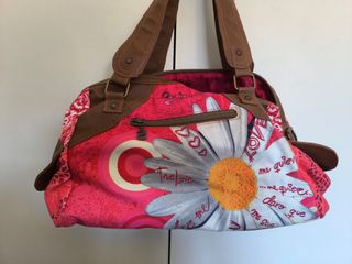 Bolso Desigual - Rojo y Marrón