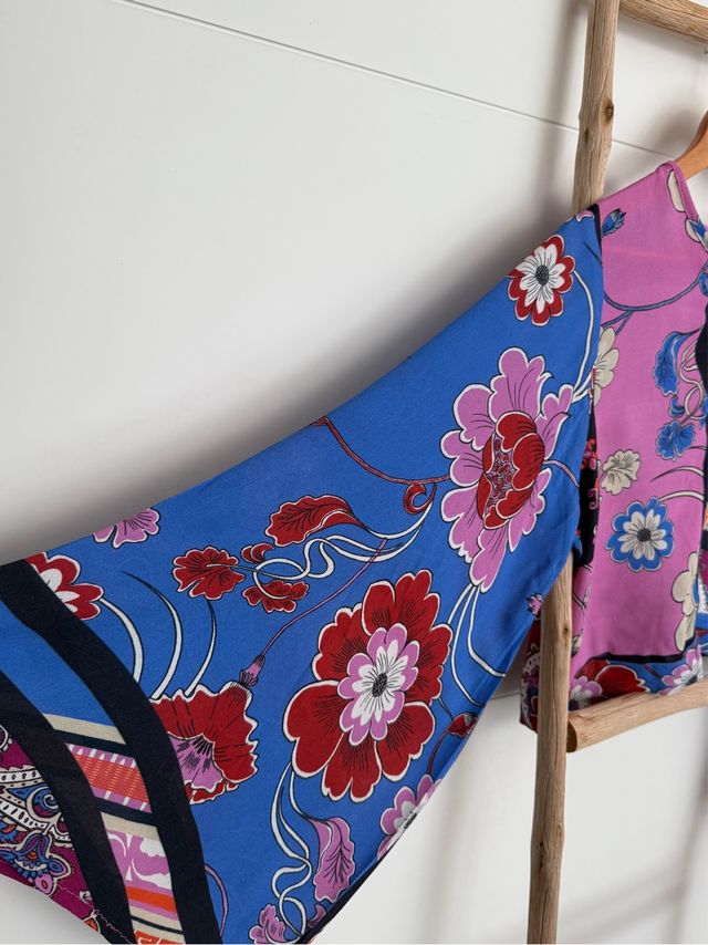 Top multicolor de manga larga