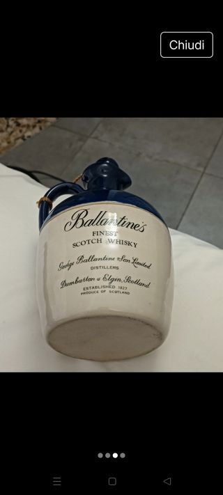 Fiaschetta Ballantine's vintage
