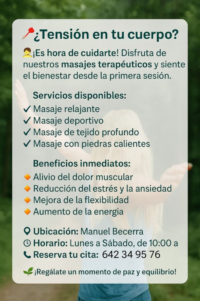 Relajación Muscular Beneficios De Masajes Descontracturantes Un