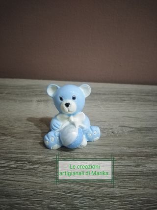 Orsetti bomboniera rosa e azzurri