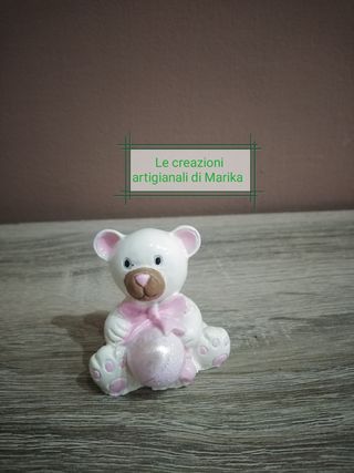 Orsetti bomboniera rosa e azzurri