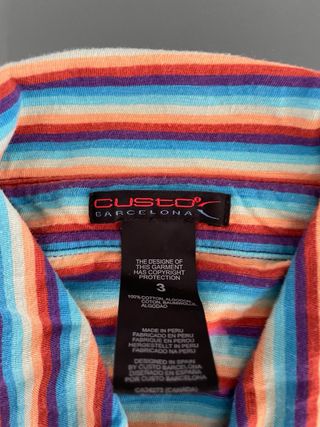 Polo rayas Custo Barcelona multicolor