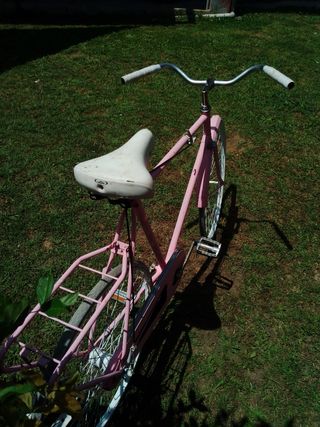 Bicicleta vintage rosa