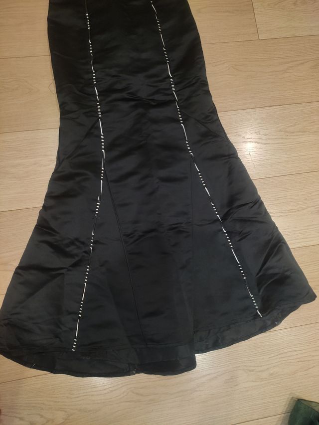 Vestido largo negro fiesta