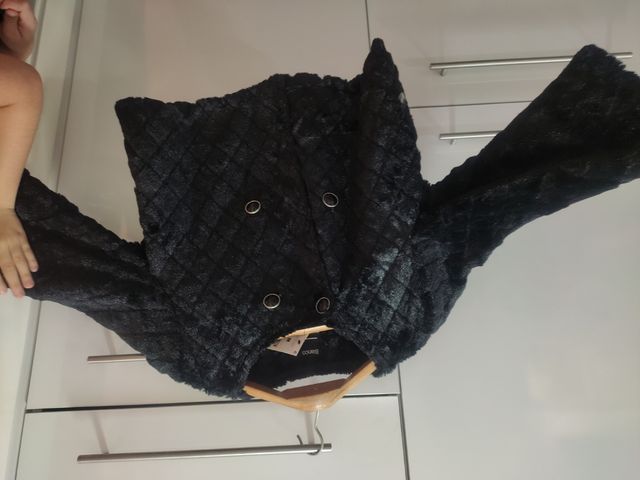 Chaqueta negra pelo talla M