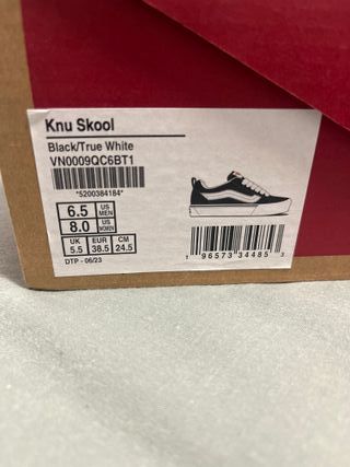 Zapatillas Vans Knu Skool Talla 38/5