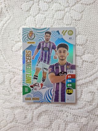 Cromo 431 Raul Moro adrenalyn xl 24 25