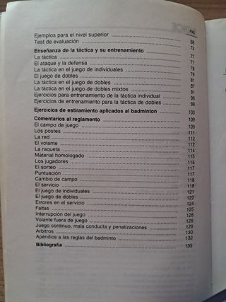 El niño y la actividad física.  Badminton
