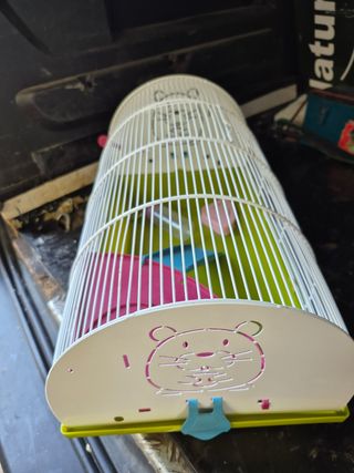 Jaula hamster - Verde y blanca