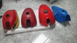 Depósitos gasolina moto clásica