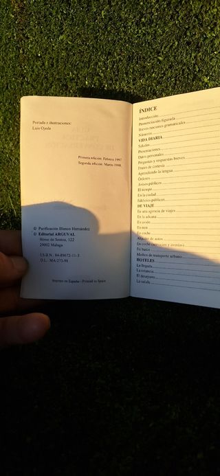 Guía práctica de conversación diccionario español