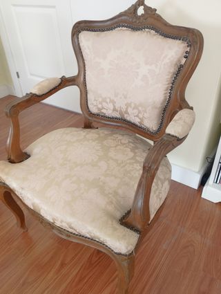 Butacas clásicas damasco seda