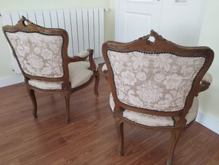Butacas clásicas damasco seda