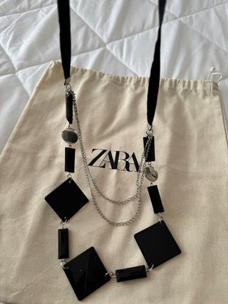 Collana Zara - nera e argento