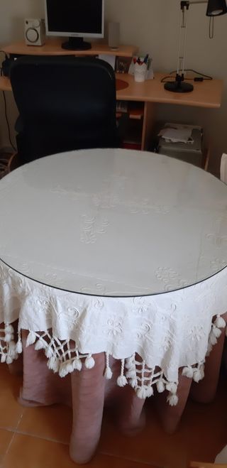 Cristal mesa redonda - Decorativo