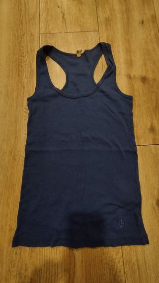 Camiseta tirantes azul marino