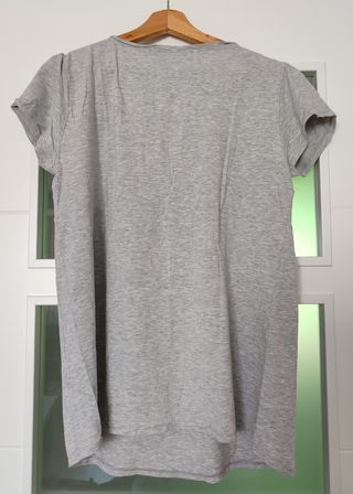 Camiseta premamá gris - Talla L