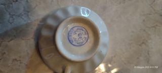 4 Tazze da caffè Vintage - Porcellana