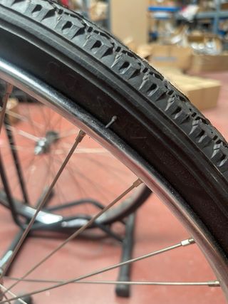 Rueda bicicleta trasera 26"x1 3/8