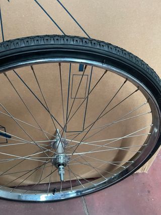 Rueda bicicleta trasera 26"x1 3/8