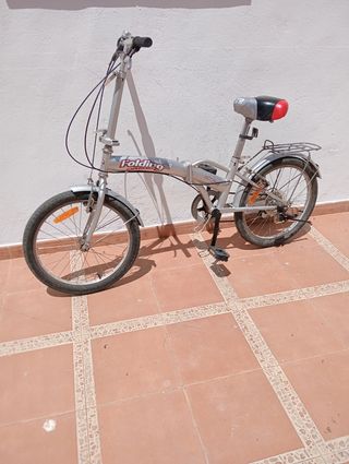 Bicicleta plegable usada