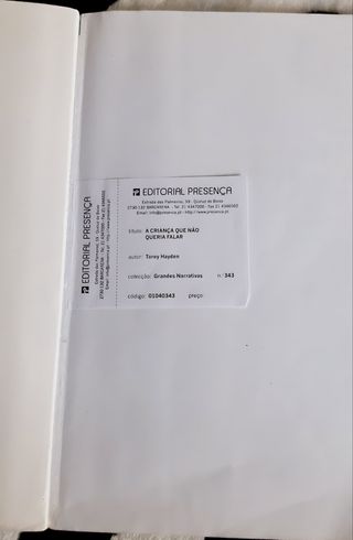 A Criança Que Não Queria Falar (Portuguese Edit...
