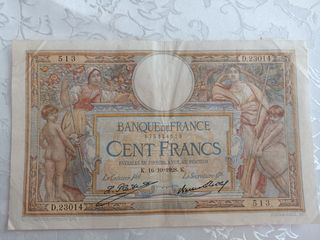 Billete 100 Francos Francia 1928