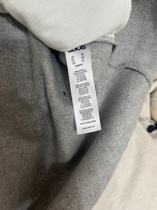 Falda midi Asos estampada