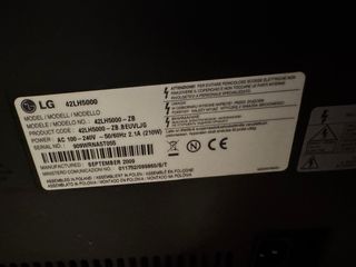 TV LG 42LH5000 - 42" LED TV