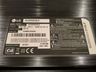 Tarjeta T-con. TV LG OLED55CX6LA