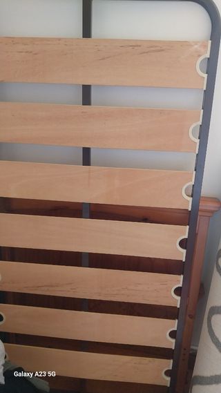2 camas individuales 90cm -madera