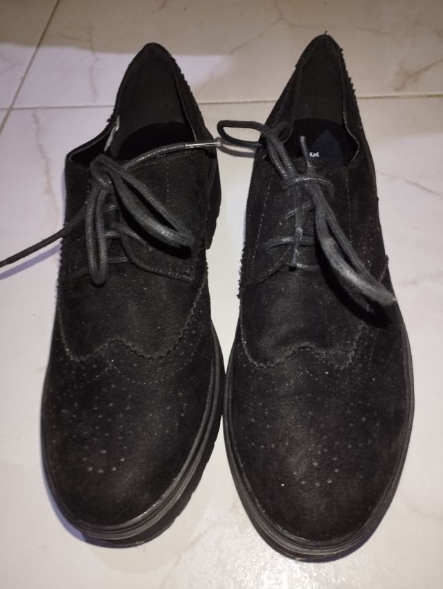 Zapatos negros plataforma talla 39