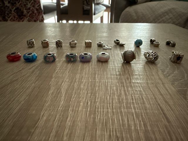 18 Charms plata Murano