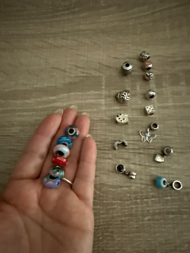 18 Charms plata Murano