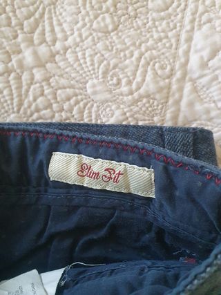 Pantaloni Slim Fit blu