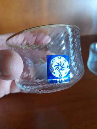 Bicchieri Murano vintage