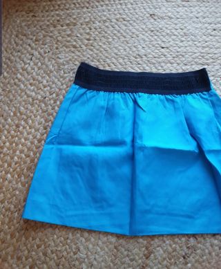 Mini Falda Azul - Talla S