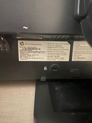 Monitor girable HP Compaq LA1905wg  1440X900