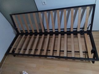 Sofá cama individual 200cm - Gris