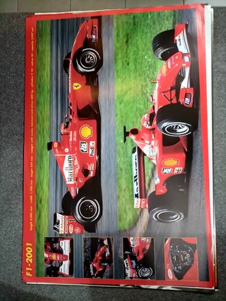 Poster Ferrari F1 2001