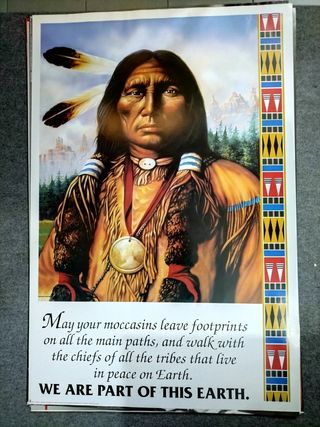 Poster nativo americano