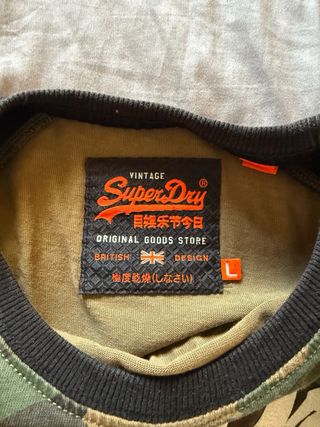 SuperDry Camiseta camuflaje