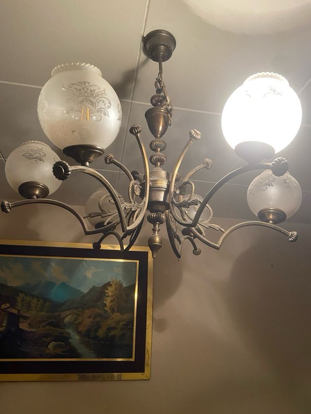 Lampara Comedor 6 brazos