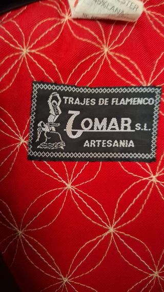 Traje Flamenco Omar Rojo Talla 50