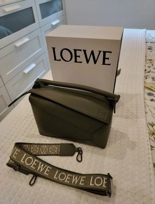Bolso Loewe Puzzle verde oliva