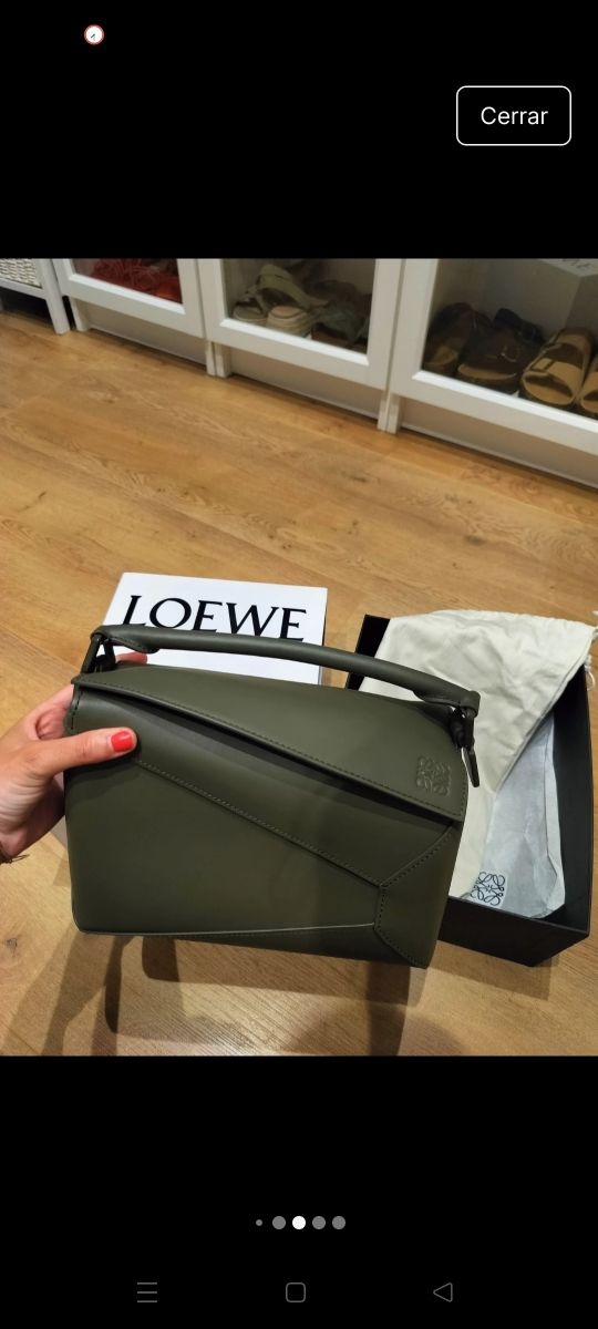 Bolso Loewe Puzzle verde oliva